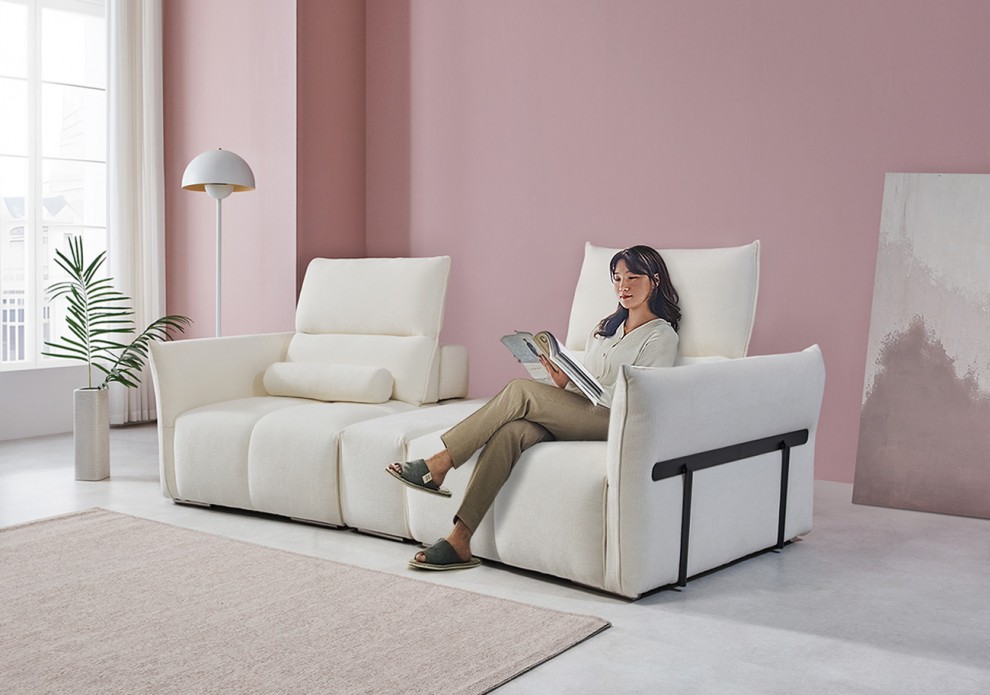 릴리아 아쿠아클린 패브릭 3.5인용 리프트 스윙 소파