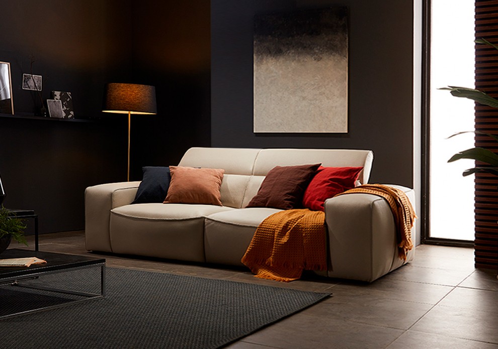 란타나 천연 통가죽 2인/3인/3.5인용 소파