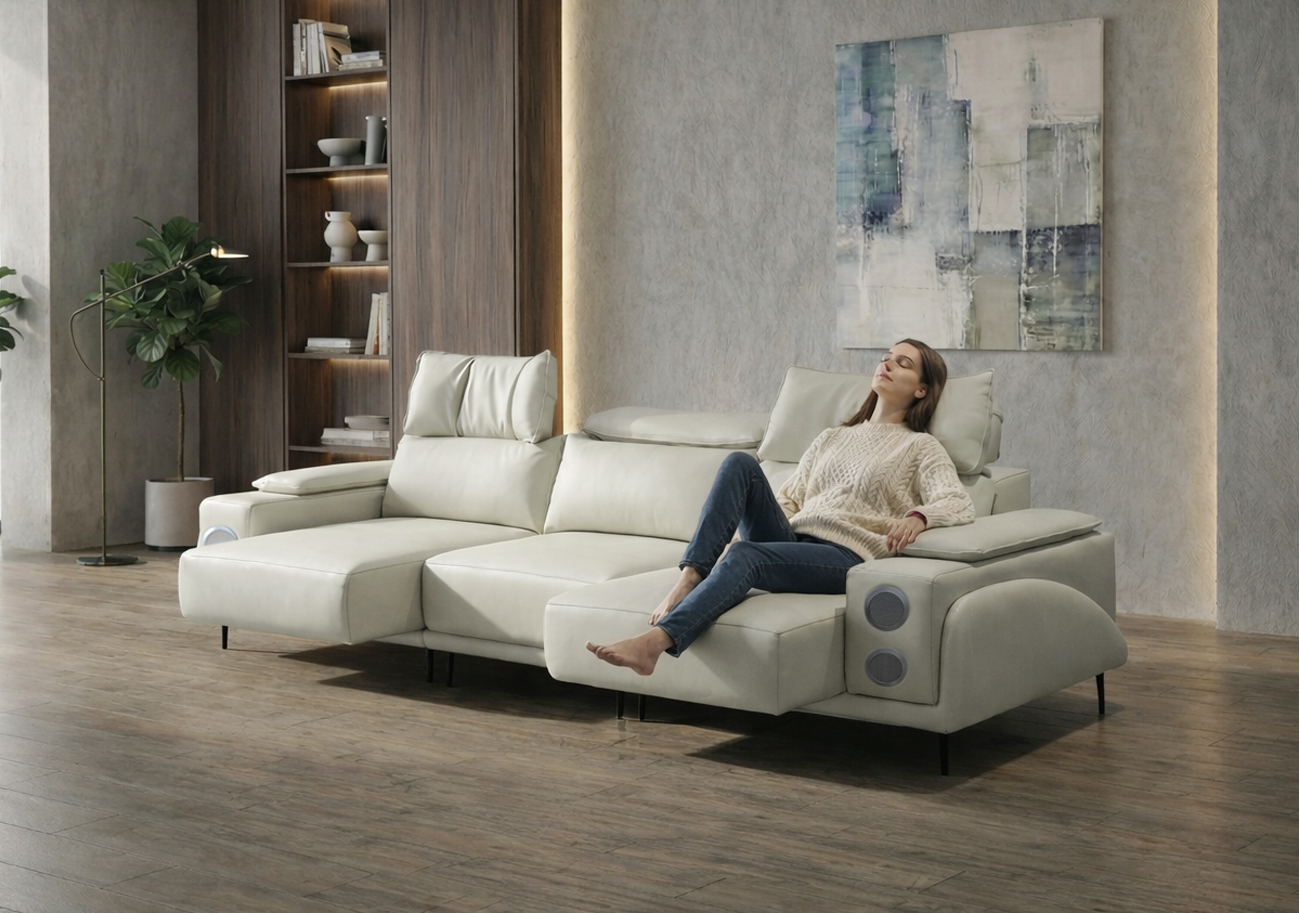 이튼 3인/4인용 리클라이너 무빙 소파 베드