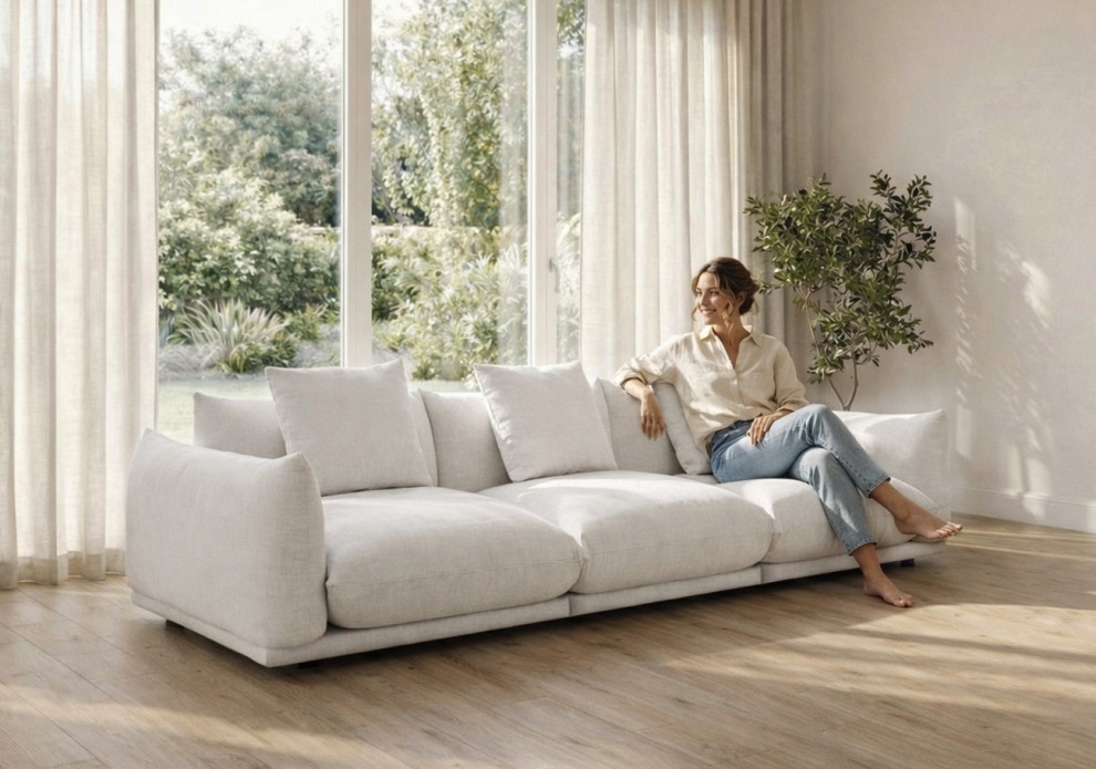 모엔  패브릭 3인/4인용 소파