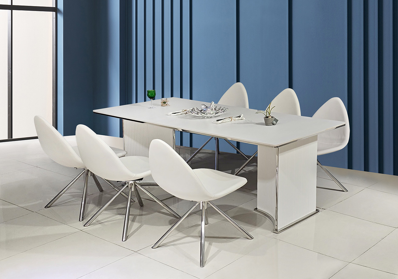 키아라 세라믹 4인/6인/8인용 식탁 세트