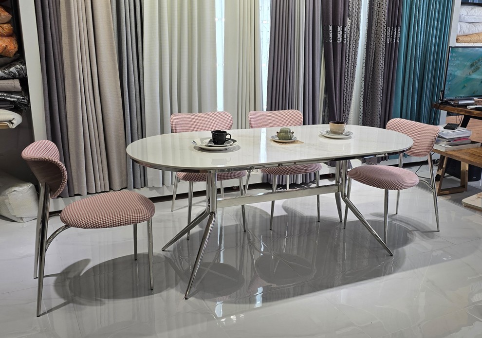 [전시] 리아 세라믹 6인용 식탁 세트